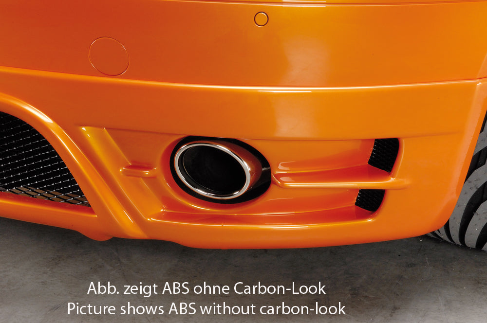 Audi TT (8J) Rieger Heckansatz    für Endrohr li. u. re., ABS, Carbon-Look, für Fzg. ohne S-Line Exterieur, 
inkl. Alugitter, Gutachten, Montagezubehör