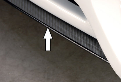 Audi A5 (B8/B81) Rieger Spoilerschwert für Spoilerlippe 55411 mittig, für Spoilerlippe, ABS, Carbon-Look, für Fzg. ohne S-Line Exterieur, 
inkl. Montagezubehör, ABE