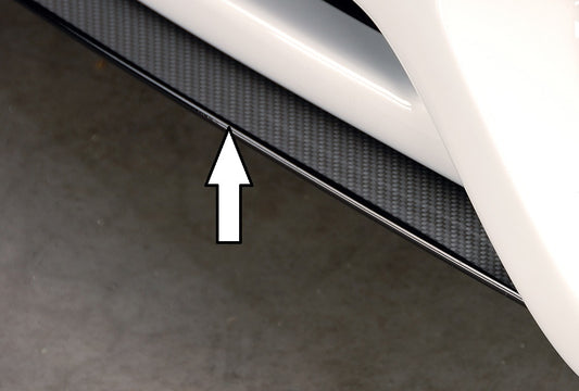 Audi A5 (B8/B81) Rieger Spoilerschwert für Spoilerlippe 55411 mittig, für Spoilerlippe, ABS, Carbon-Look, für Fzg. ohne S-Line Exterieur, 
inkl. Montagezubehör, ABE