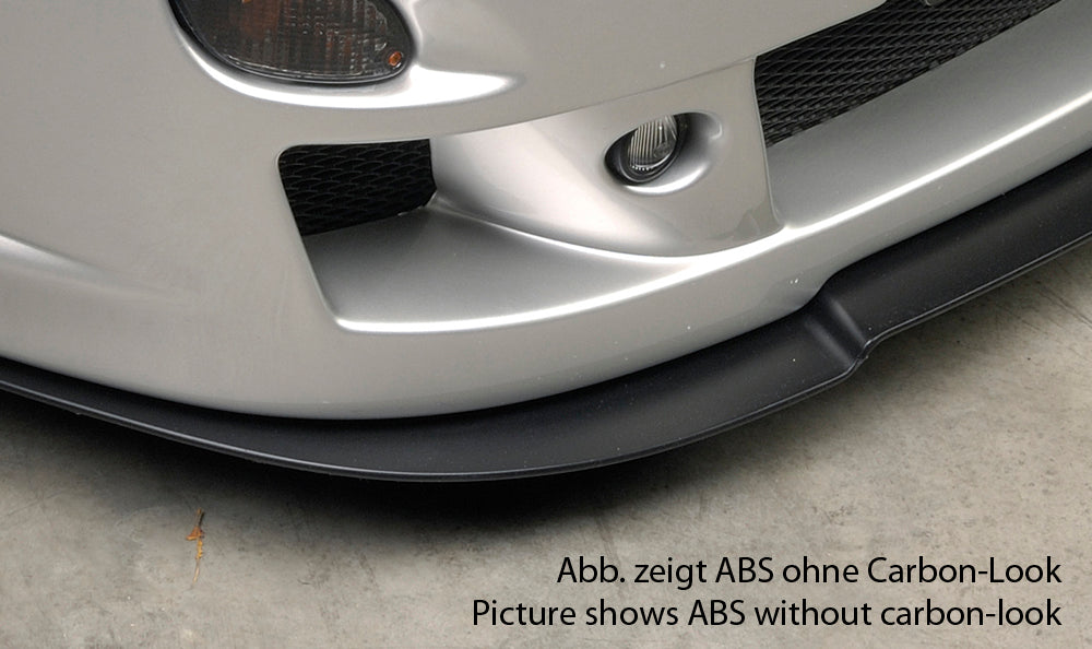 Ford Focus 1 Rieger Spoilerschwert für Spoilerstoßstange 34100/01/03/07/08/34126 für Spoilerstoßstange, ABS, Carbon-Look, 
inkl. Montagezubehör, ABE