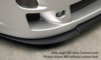 Ford Focus 1 Rieger Spoilerschwert für Spoilerstoßstange 34100/01/03/07/08/34126 für Spoilerstoßstange, ABS, Carbon-Look, 
inkl. Montagezubehör, ABE