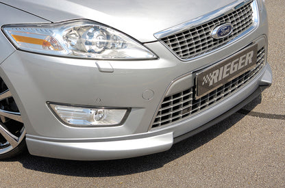 Ford Mondeo (BA7) Rieger Spoilerschwert SG-Design für Spoilerlippe 32101 für Spoilerlippe, ABS, Carbon-Look, 
inkl. Montagezubehör, ABE