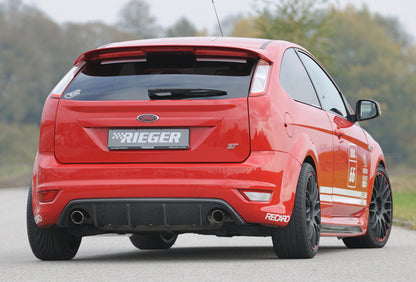 Ford Focus 2 ST Rieger Heckeinsatz  für orig. Endrohr li. u. re., ABS, Carbon-Look, 
inkl. Montagezubehör, Gutachten