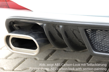 Fiat Grande Punto (199) Rieger Heckansatz   nicht Evo ! ABS, Carbon-Look, 
inkl. Alugitter, Montagezubehör, Gutachten
