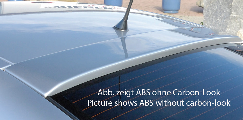 Opel Astra G Rieger Heckscheibenblende  ABS, Carbon-Look, 
inkl. Gutachten, Montagezubehör