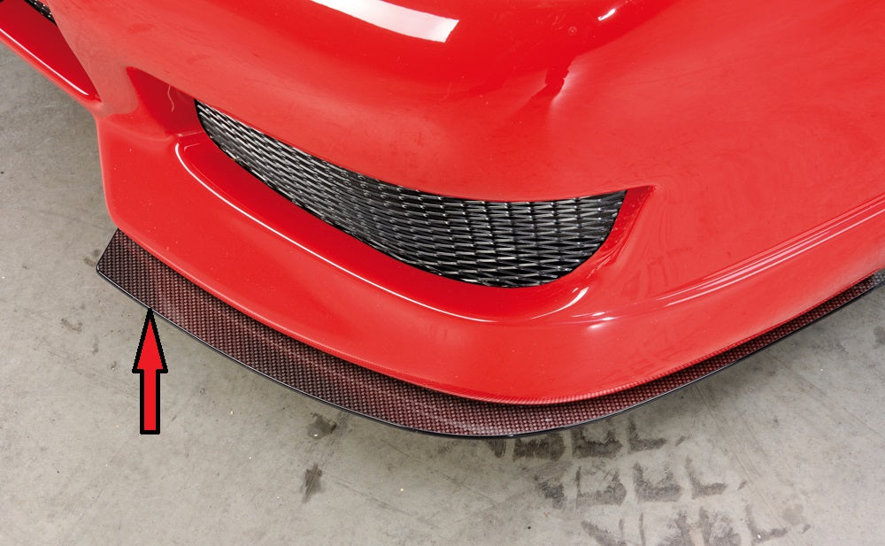 Opel Corsa B Rieger Spoilerschwert für Spoilerstoßstange 58820 2-tlg., für Spoilerstoßstange, ABS, Carbon-Look, 
inkl. Montagezubehör, ABE