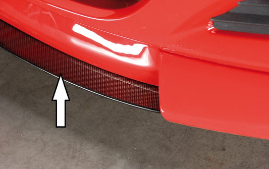 Opel Astra H GTC Rieger Spoilerschwert für Spoilerlippe 51230 mittig, für Spoilerlippe, ABS, Carbon-Look, 
inkl. Montagezubehör, ABE