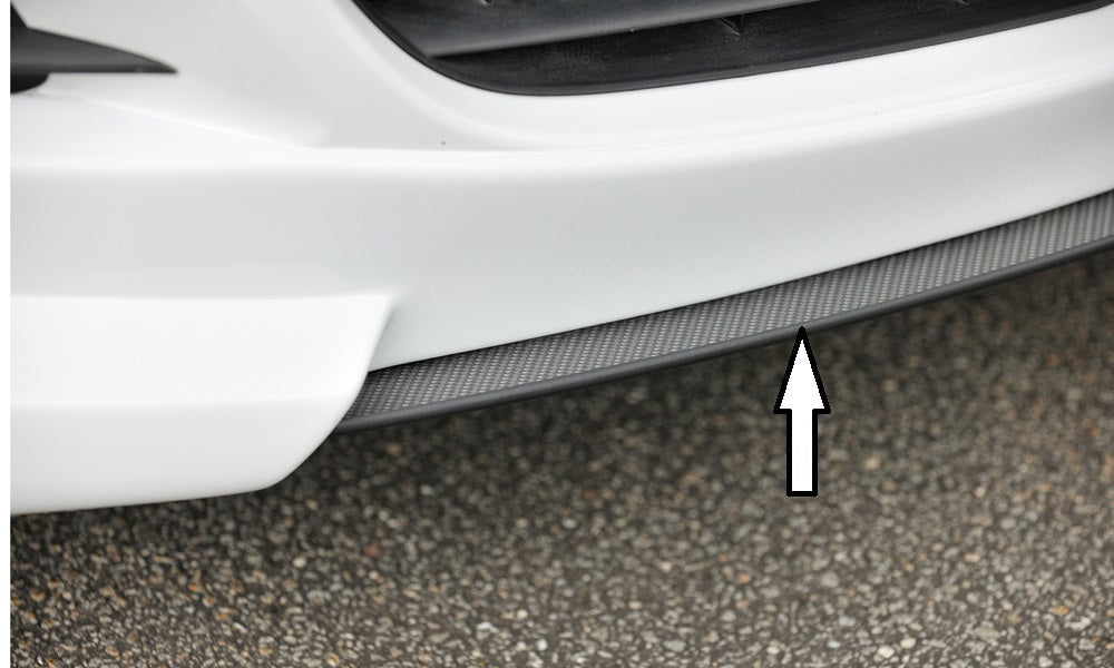 Opel Corsa D Rieger Spoilerschwert für Spoilerlippe 58940 / 58951 mittig, für Spoilerlippe, ABS, Carbon-Look, 
inkl. Montagezubehör