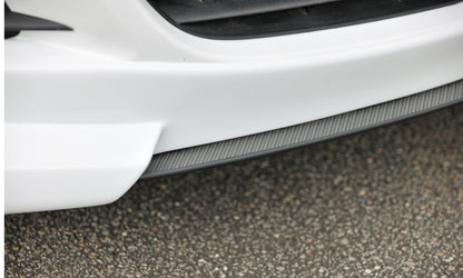 Opel Corsa D Rieger Spoilerschwert für Spoilerlippe 58940 / 58951 mittig, für Spoilerlippe, ABS, Carbon-Look, 
inkl. Montagezubehör
