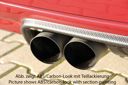 BMW 3er E46 M3 Rieger Heckeinsatz CSL-Look  ABS, Carbon-Look, 
inkl. Gutachten, Montagezubehör