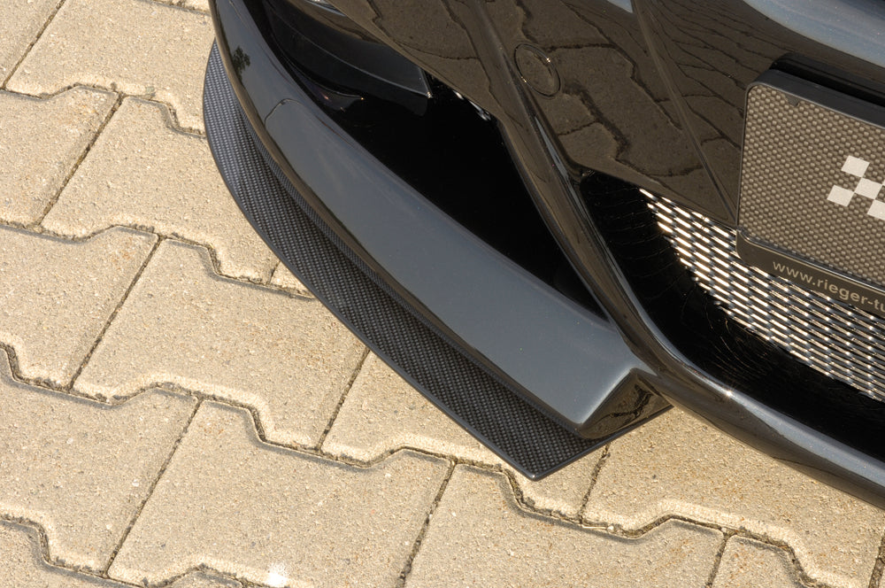 BMW 3er E90 Rieger Spoilerschwert   für Spoilerstoßstange 53402/10/11/12 2-tlg., für Spoilerstoßstange, ABS, Carbon-Look, 
inkl. Montagezubehör, ABE