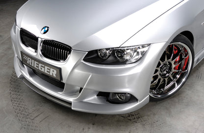 BMW 3er E92 Rieger Spoilerschwert   für Spoilerstoßstange 53432/33/41/42 mittig, für Spoilerstoßstange, ABS, Carbon-Look, 
inkl. Montagezubehör, ABE