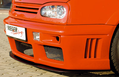 VW Golf 3 Rieger Lufteinlaßblenden   für Golf III Frontspoiler 42033 ABS, Carbon-Look, 
Montagezubehör