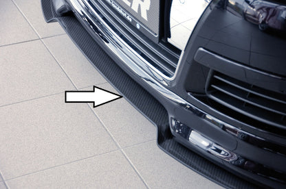 VW Passat (3C) Rieger Spoilerschwert für Spoilerlippe 24071 gekantete Version, ABS, Carbon-Look, 
inkl. Montagezubehör, ABE