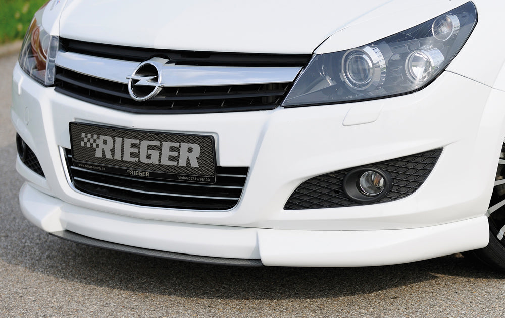 Opel Astra H Rieger Spoilerschwert für Spoilerlippe 51277 mittig, für Spoilerlippe, ABS, Carbon-Look, 
Montagezubehör