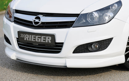 Opel Astra H Rieger Spoilerschwert für Spoilerlippe 51277 mittig, für Spoilerlippe, ABS, Carbon-Look, 
Montagezubehör