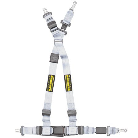 VW Bora (1J) Schroth Gurt Quick Fit, silber, links Flock schwarz silber, links, Flock schwarz