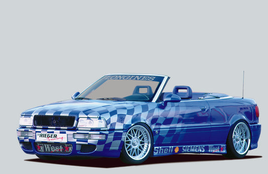 Audi 80 Typ 89 Rieger Stoßstangenträger für Audi 80 V6! ersetzt 39012 und 43011! für Spoilerstoßstange 39020 / 39023, Metall
