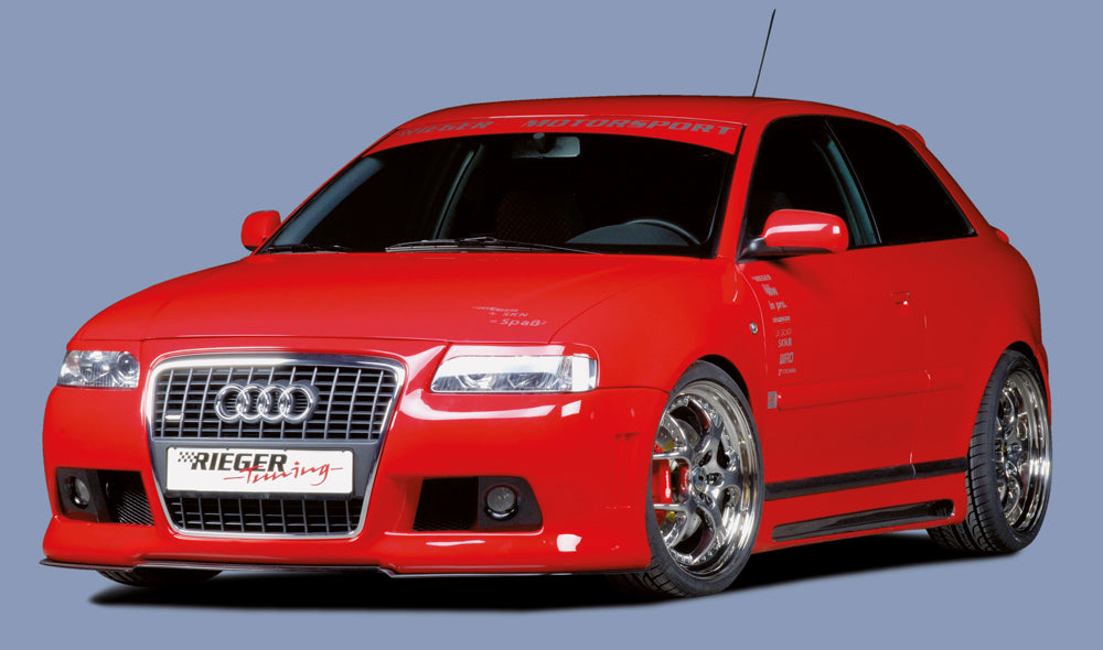 Audi A3 (8L) Audi Grill für Audi A3 (8L) R-Frame Stoßstange inkl. Kennzeichenauflage aus ABS