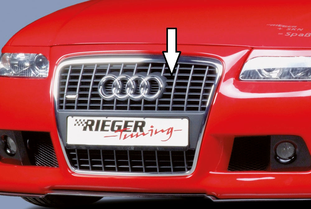Audi A3 (8L) Audi Grill für Audi A3 (8L) R-Frame Stoßstange inkl. Kennzeichenauflage aus ABS
