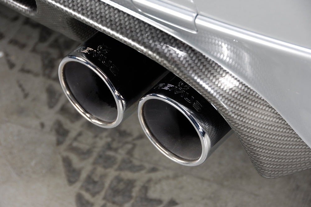 BMW 3er E90 Remus ESD, Ls/Rs, je 2 Endrohre, BMW E90/92/E93 nur 335i  225kW, Enrohrset muß dazubestellt werden Edelstahl