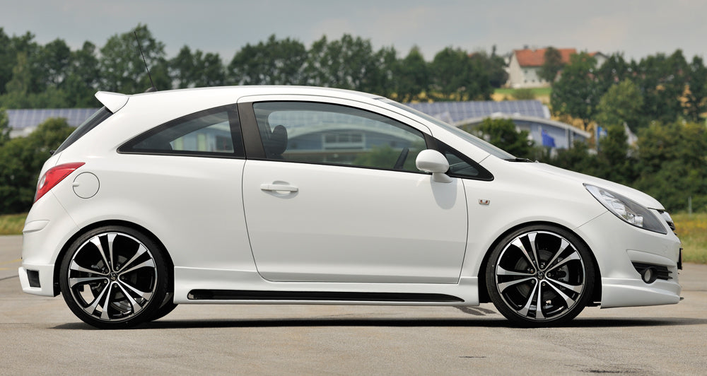 Opel Corsa D Dachkantenspoiler Opel Corsa D für 3. Bremsleuchte, nur 5-türer PUR, 
inkl. Montagezubehör