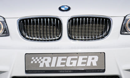 BMW 1er E81  (187/1K2/1K4) Facelift BMW-Niere rechts, Chrom/schwarz vom 135i für Spoilerstoßstange 35030/31/32/33/41/43 rechts, für Spoilerstoßstange