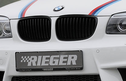 BMW 1er E81  (187/1K2/1K4) Facelift BMW-Niere rechts, Glanzschwarz für Spoilerstoßstange 35030/31/32/33/41/43 rechts, für Spoilerstoßstange