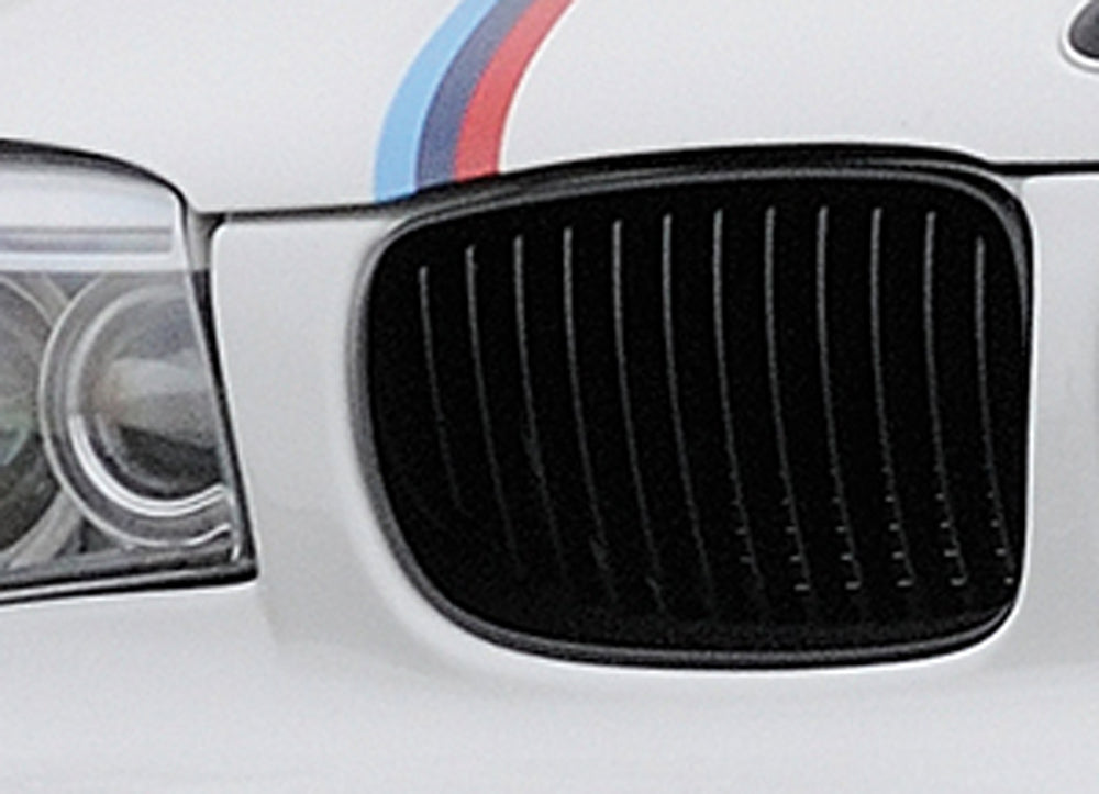 BMW 1er E81  (187/1K2/1K4) Facelift BMW-Niere rechts, Glanzschwarz für Spoilerstoßstange 35030/31/32/33/41/43 rechts, für Spoilerstoßstange