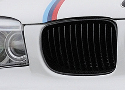BMW 1er E81  (187/1K2/1K4) Facelift BMW-Niere rechts, Glanzschwarz für Spoilerstoßstange 35030/31/32/33/41/43 rechts, für Spoilerstoßstange