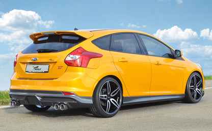 Ford Focus 3 ST Wolf Halbanlage (VSD+ESD) mit Doppelendrohr li/re 4x90mm, Ford Focus 3 ST, 2,0i Eco-Boost 184kW links, rechts, (4x90mm ø), Edelstahl, 
inkl. Montagezubehör, Gutachten