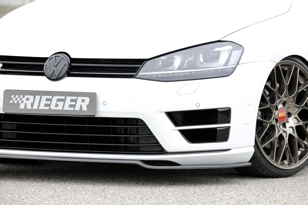 VW Golf 7 R Carbon Spoilerschwert für VW Golf 7 R nur für orig. Frontschürze Carbon, 
inkl. Montagezubehör, Gutachten