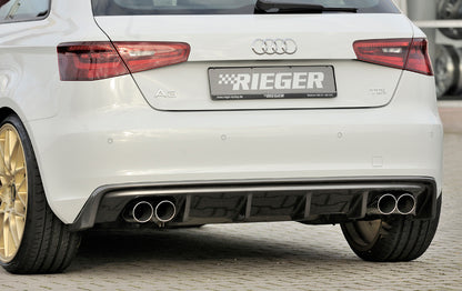 Audi A3 (8V) Bull-X Halbanlage AUDI A3 (8V) 1.4 TFSI, 1.8 TFSI links/rechts, 4x89mm, rund,  STREETLINE ,  nur 2WD leicht abgeschrägt, eingerollt
Edelstahl
mit EWG-Betriebserlaubnis.
Nur für Frontantrieb, nicht für Quattro.