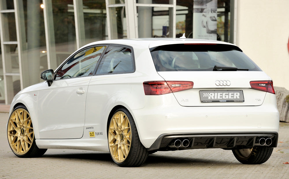 Audi A3 (8V) Bull-X Halbanlage AUDI A3 (8V) 1.4 TFSI, 1.8 TFSI links/rechts, 4x89mm, rund,  STREETLINE ,  nur 2WD leicht abgeschrägt, eingerollt
Edelstahl
mit EWG-Betriebserlaubnis.
Nur für Frontantrieb, nicht für Quattro.