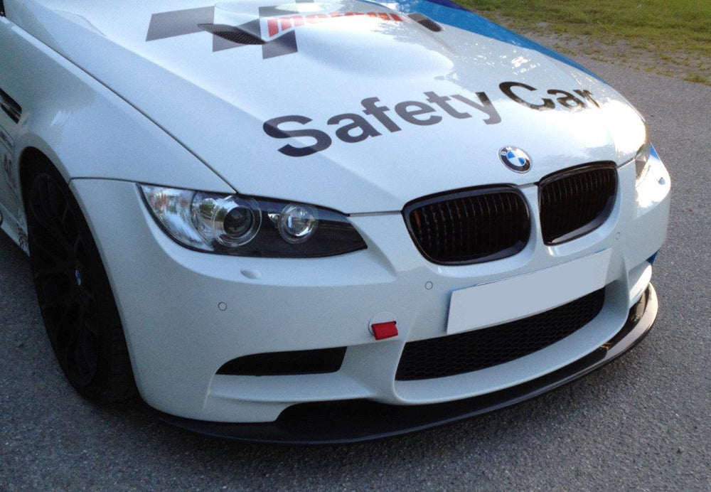 BMW 3er E90 M3  (M390) Carbon Spoilerschwert für BMW M3 E90/E92/E93 nur für orig. Frontschürze Carbon, 
inkl. Montagezubehör, Gutachten