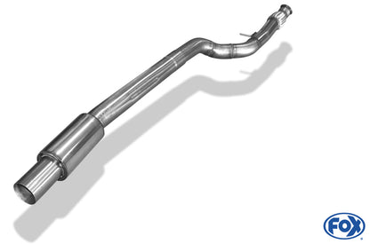 BMW 4er F32  (3C) RIEGER/FOX Vorschalldämpfer BMW 4er F32/F33/F36 nur 435i   225/230/250kW Edelstahl, 
inkl. ABE
