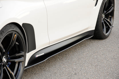 BMW 4er F82 M4 (M3) Carbon Seitenschwelleransatz, links BMW M4 F82/83, für orig. Seitenschweller links, für orig. Seitenschweller, Carbon, 
inkl. Montagezubehör, Gutachten