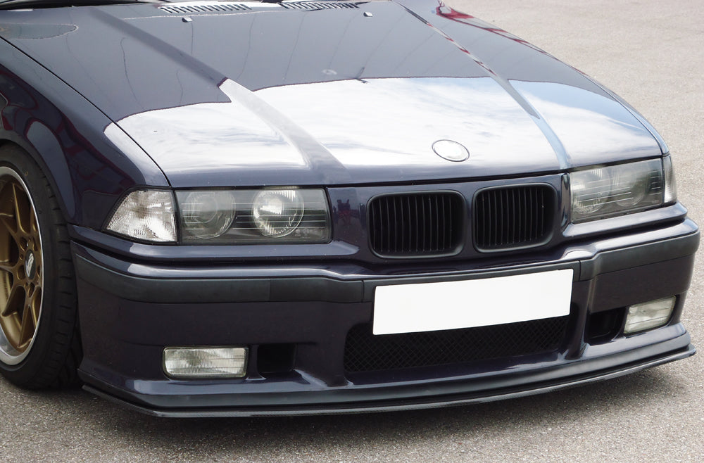 BMW 3er E36 Carbon Spoilerschwert für BMW E36 nur für orig. M-Paket Frontschürze für orig. Frontschürze, Carbon, für Fzg. mit M-Technik, 
inkl. Montagezubehör, Gutachten