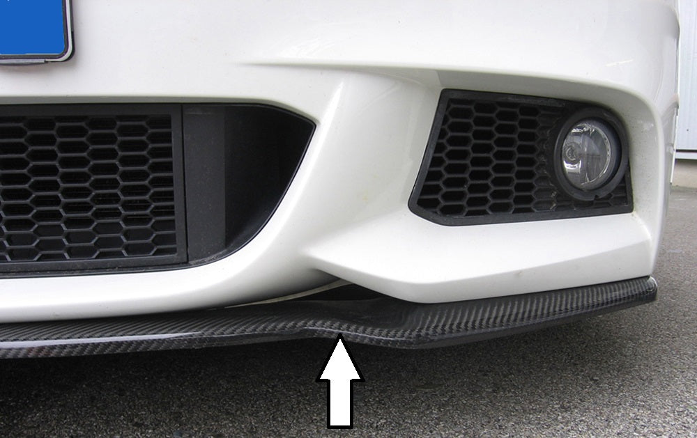 BMW 5er F10  (5L) Carbon Spoilerschwert für BMW 5er F10/F11 nur für orig. M-Paket Frontschürze Carbon, für Fzg. mit M-Technik, 
inkl. Montagezubehör, Gutachten