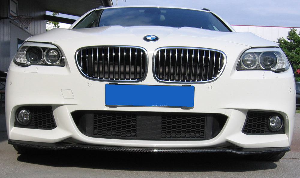 BMW 5er F10  (5L) Carbon Spoilerschwert für BMW 5er F10/F11 nur für orig. M-Paket Frontschürze Carbon, für Fzg. mit M-Technik, 
inkl. Montagezubehör, Gutachten