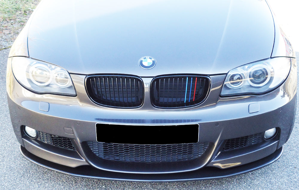 BMW 1er E82, E88  (182 / 1C) Carbon Spoilerschwert für BMW 1er, E82/88 nur für orig. M-Paket Frontschürze Carbon, für Fzg. mit M-Technik, 
inkl. Montagezubehör, Gutachten