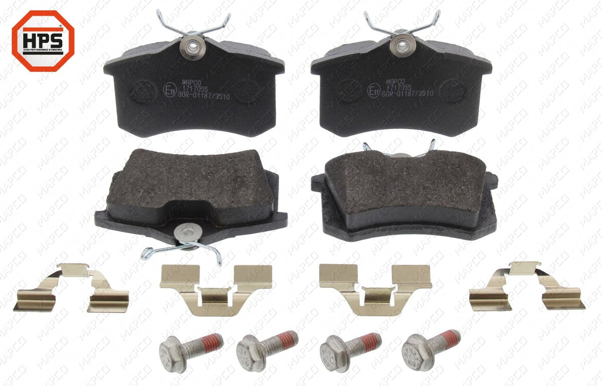 MAPCO Bremsbelagsatz, Scheibenbremse Hinterachse  6492HPS