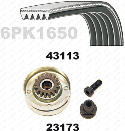 MAPCO Keilrippenriemensatz 23113