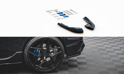 Heck Ansatz Flaps Diffusor V.1 für Volkswagen Golf R Mk8 Carbon Look