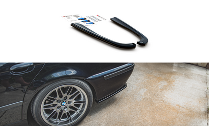 Heck Ansatz Flaps Diffusor für BMW M5 E39 Carbon Look