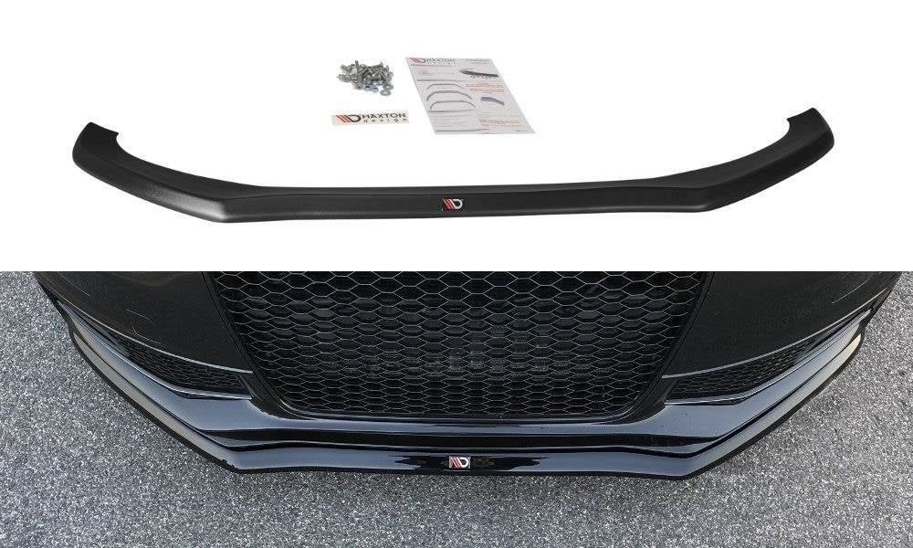 Front Ansatz V.1 für Audi S4 B8 FL schwarz Hochglanz