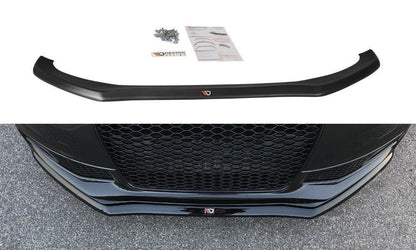 Front Ansatz V.1 für Audi S4 B8 FL schwarz Hochglanz