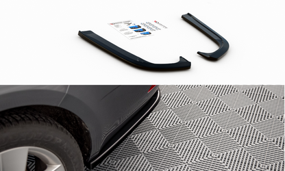 Heck Ansatz Flaps Diffusor für Skoda Octavia Mk3 Facelift schwarz Hochglanz