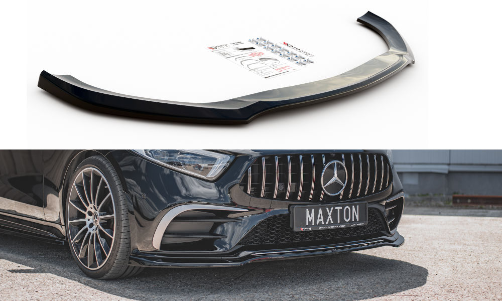 Front Ansatz V.3 für Mercedes-Benz CLS AMG-Line / 53AMG C257 Carbon Look