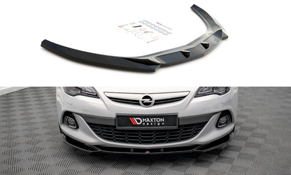 Front Ansatz V.1 für Opel Astra GTC OPC-Line J schwarz Hochglanz